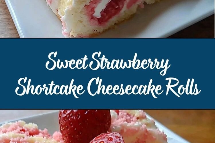 Strawberry Shortcake Cheesecake Rolls