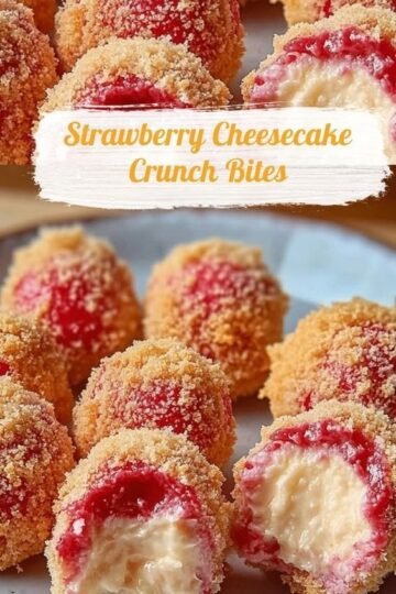 Strawberry Cheesecake Crunch Bites