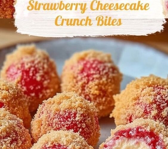 Strawberry Cheesecake Crunch Bites
