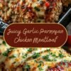 Garlic Parmesan Chicken Meatloaf