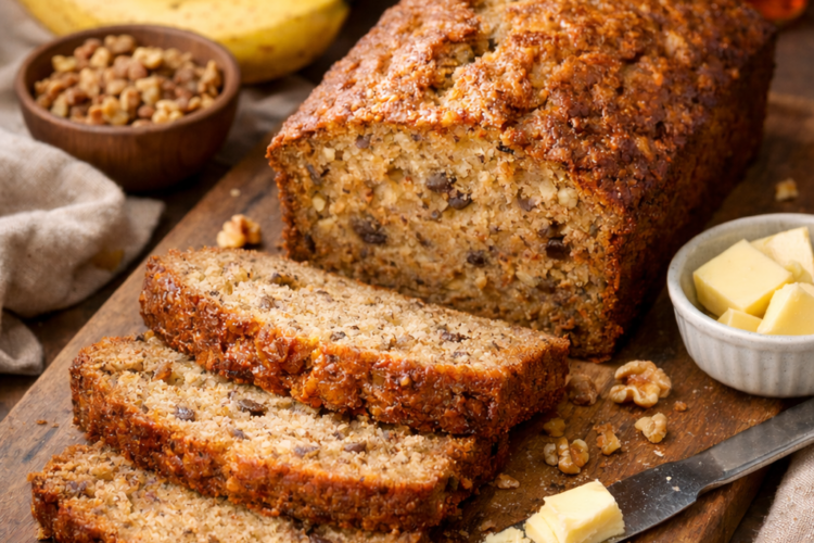 Classic Homemade Banana Bread Recipe