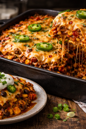 Grandmas Cowboy Lasagna Recipe