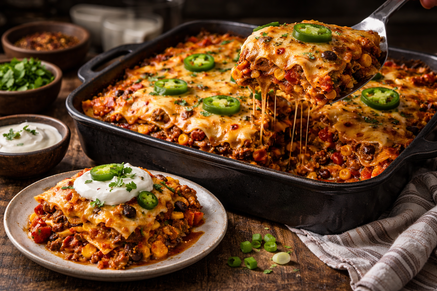Grandmas Cowboy Lasagna Recipe