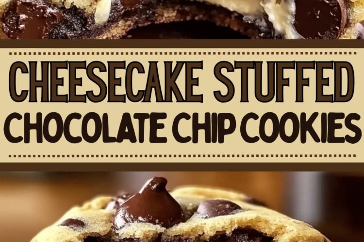 Cheesecake Stuffed Chocolate Chip Cookies