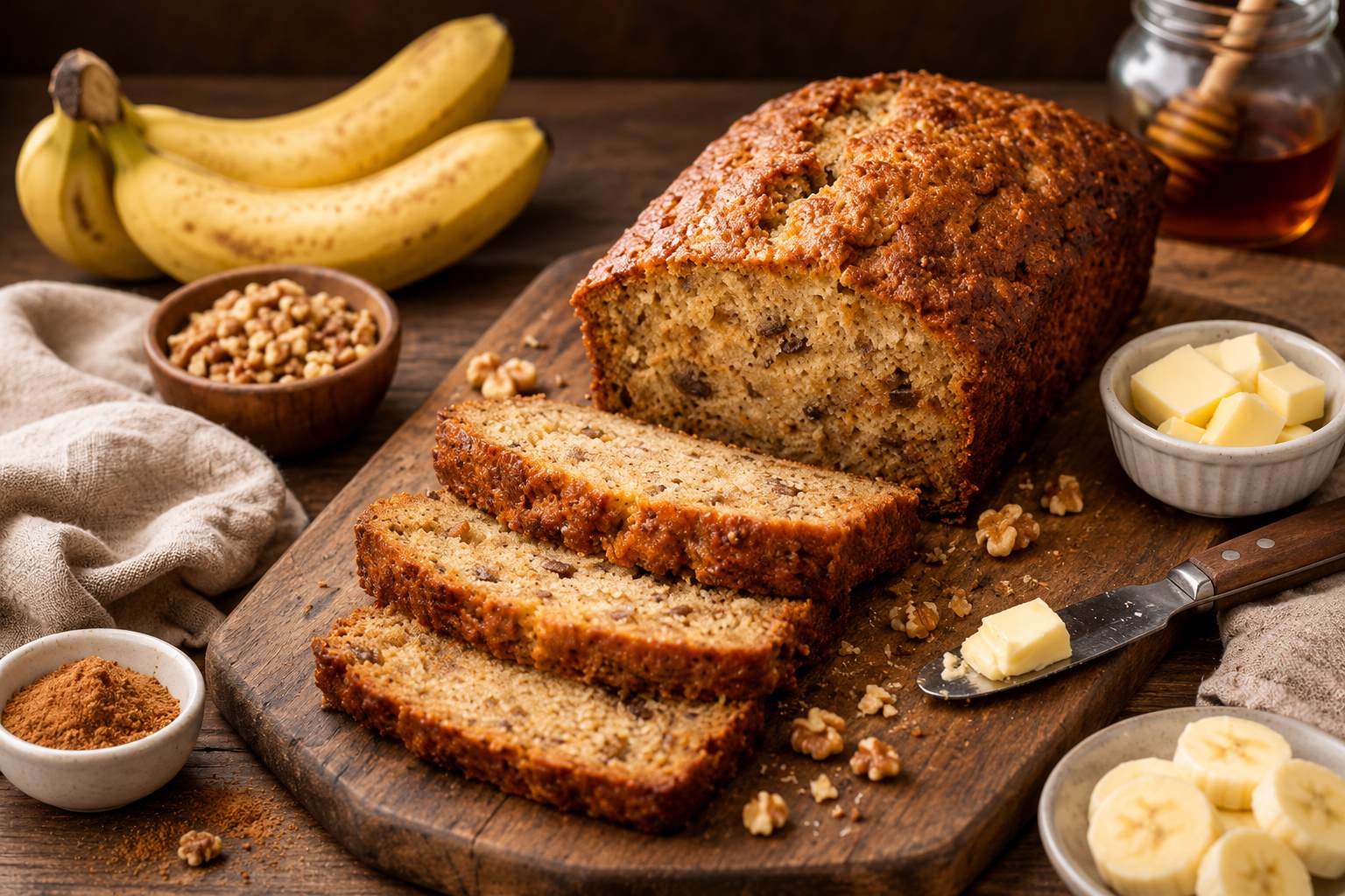 Classic Homemade Banana Bread Recipe