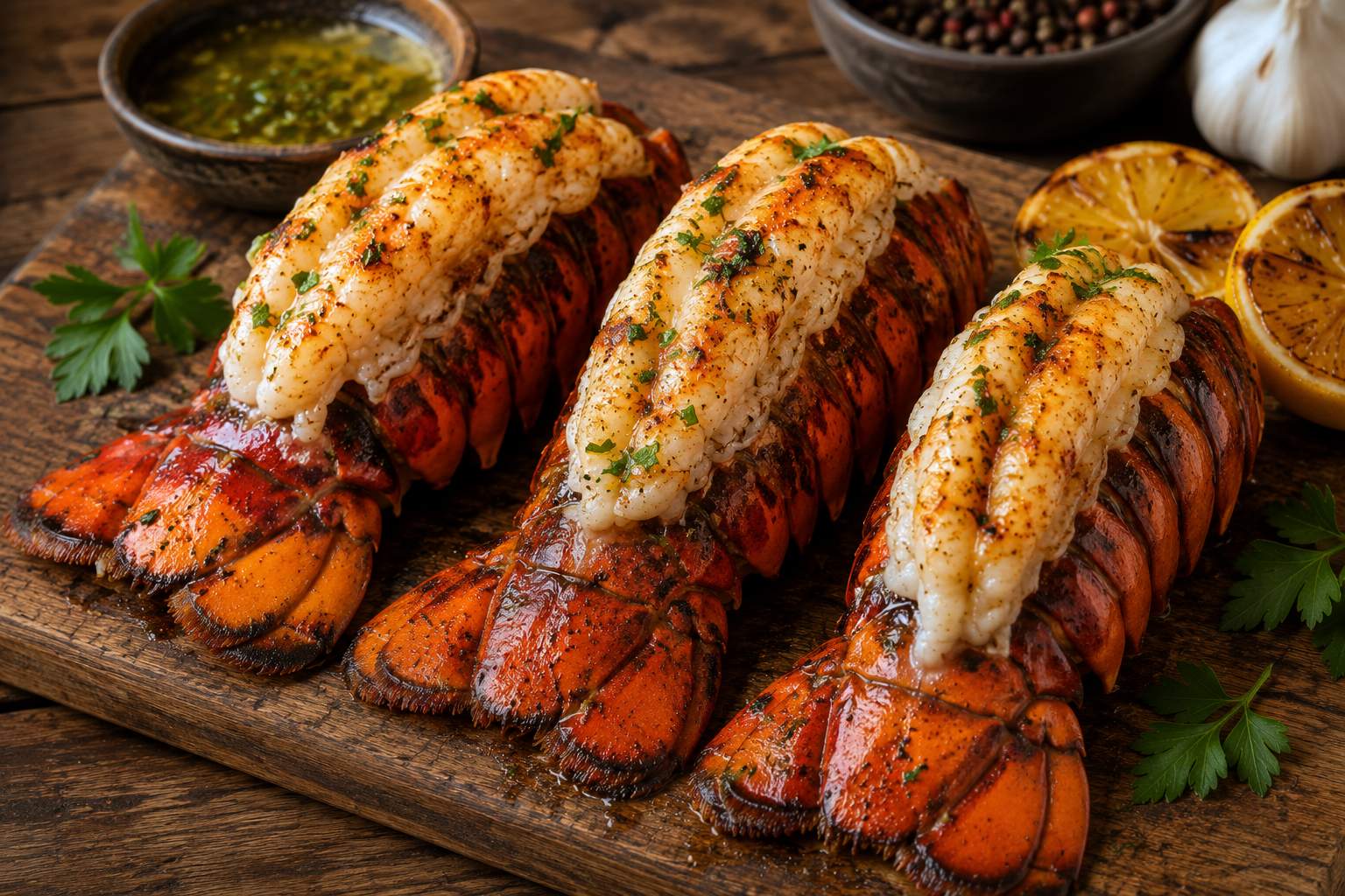 Garlic Butter Lobster Tails