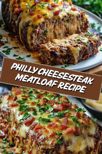 Philly Cheesesteak Meatloaf