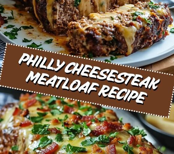 Philly Cheesesteak Meatloaf