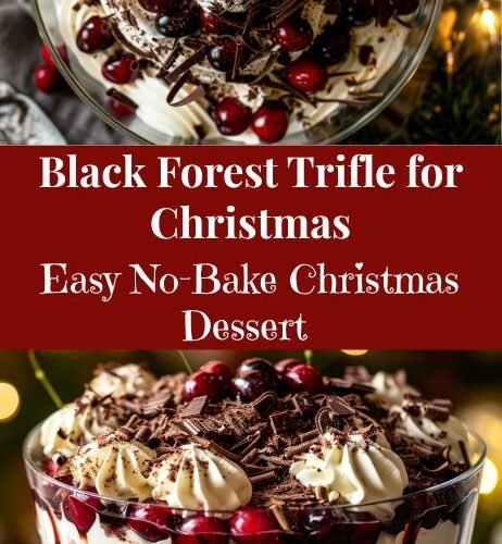 Black Forest Trifle for Christmas