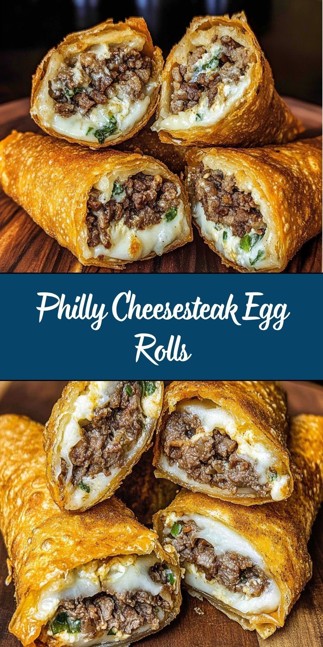 Philly Cheesesteak Egg Rolls