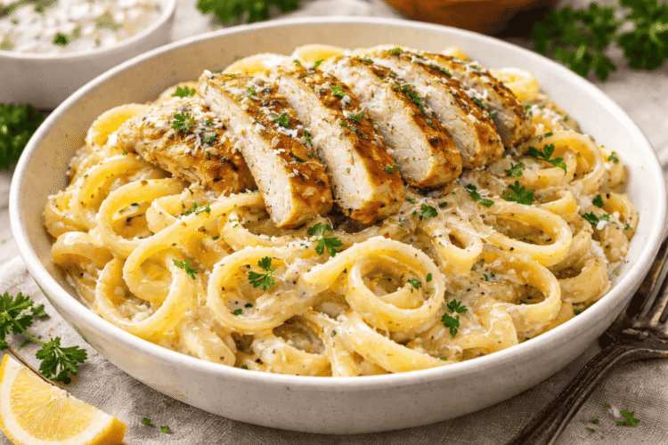 Creamy Chicken Alfredo Pasta
