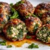 Spinach Garlic Meatballs