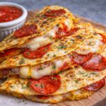 Pepperoni Pizza Quesadillas