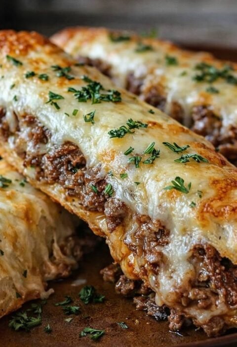Philly Cheesesteak Stuffed Cheesy Breadsticks