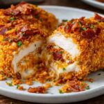 Cream Cheese & Bacon Stuffed Doritos Chicken