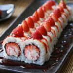 Easy Strawberry Shortcake Sushi