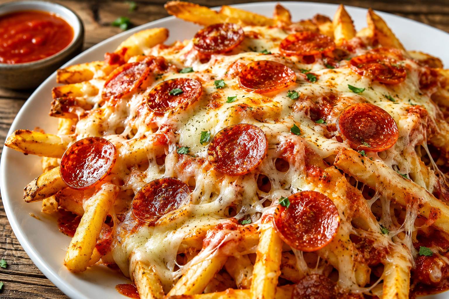 Cheesy Pizza Fries