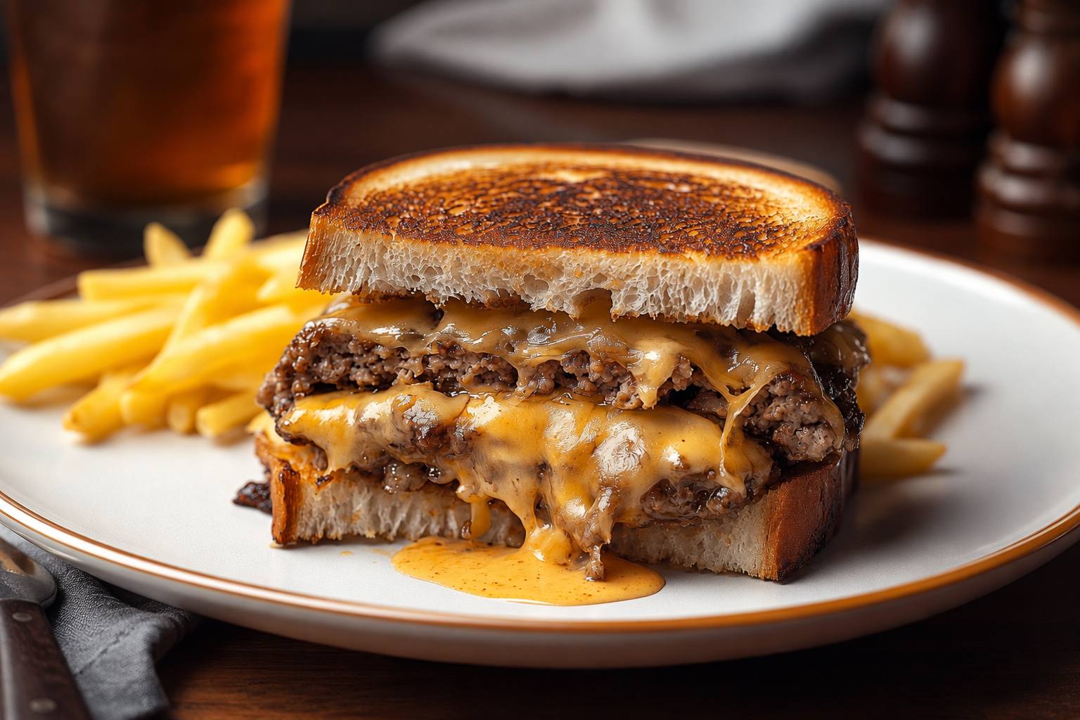 Patty Melt with Secret Sauce