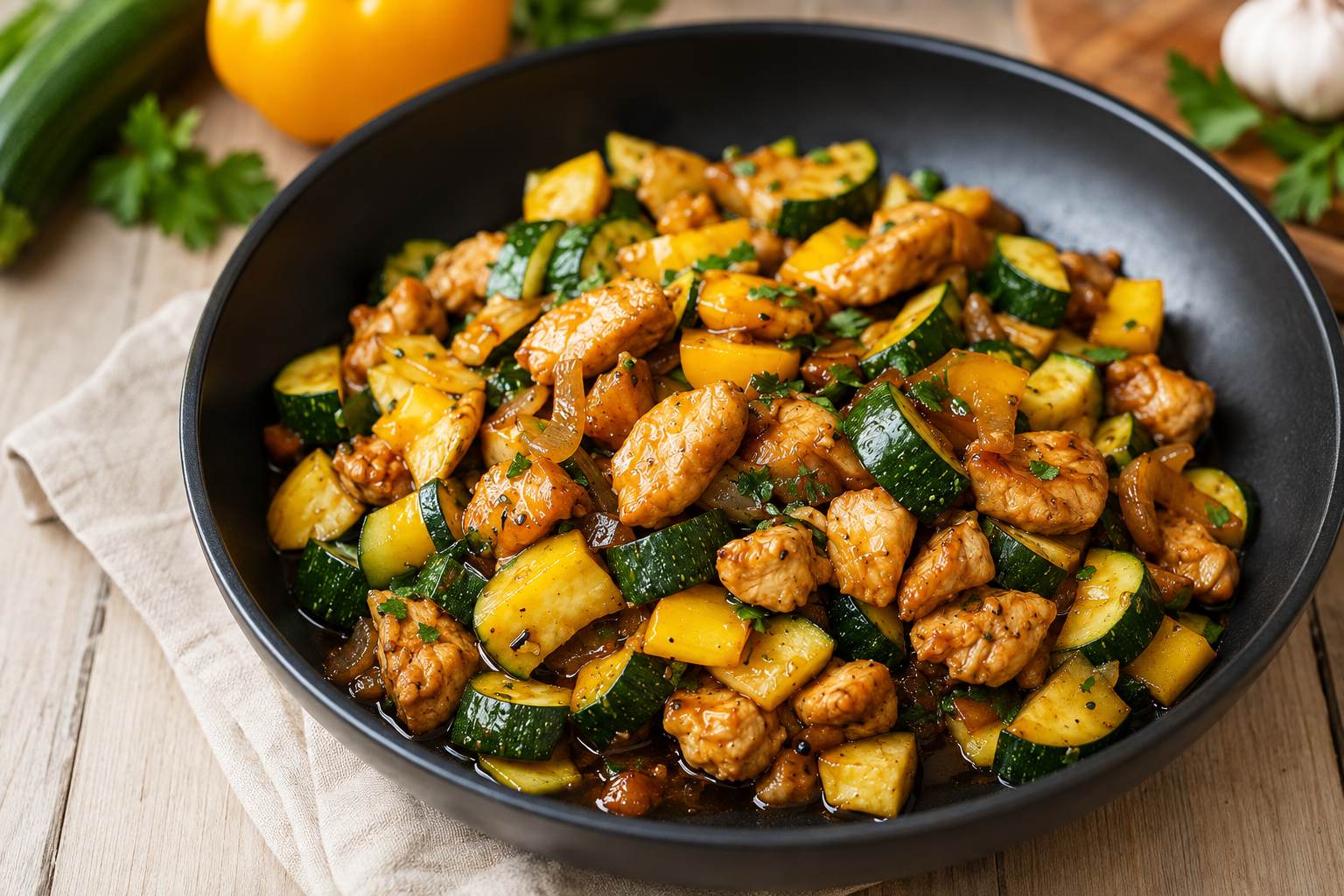 Chicken Zucchini Stir Fry Recipe