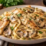 Creamy Chicken Marsala Pasta